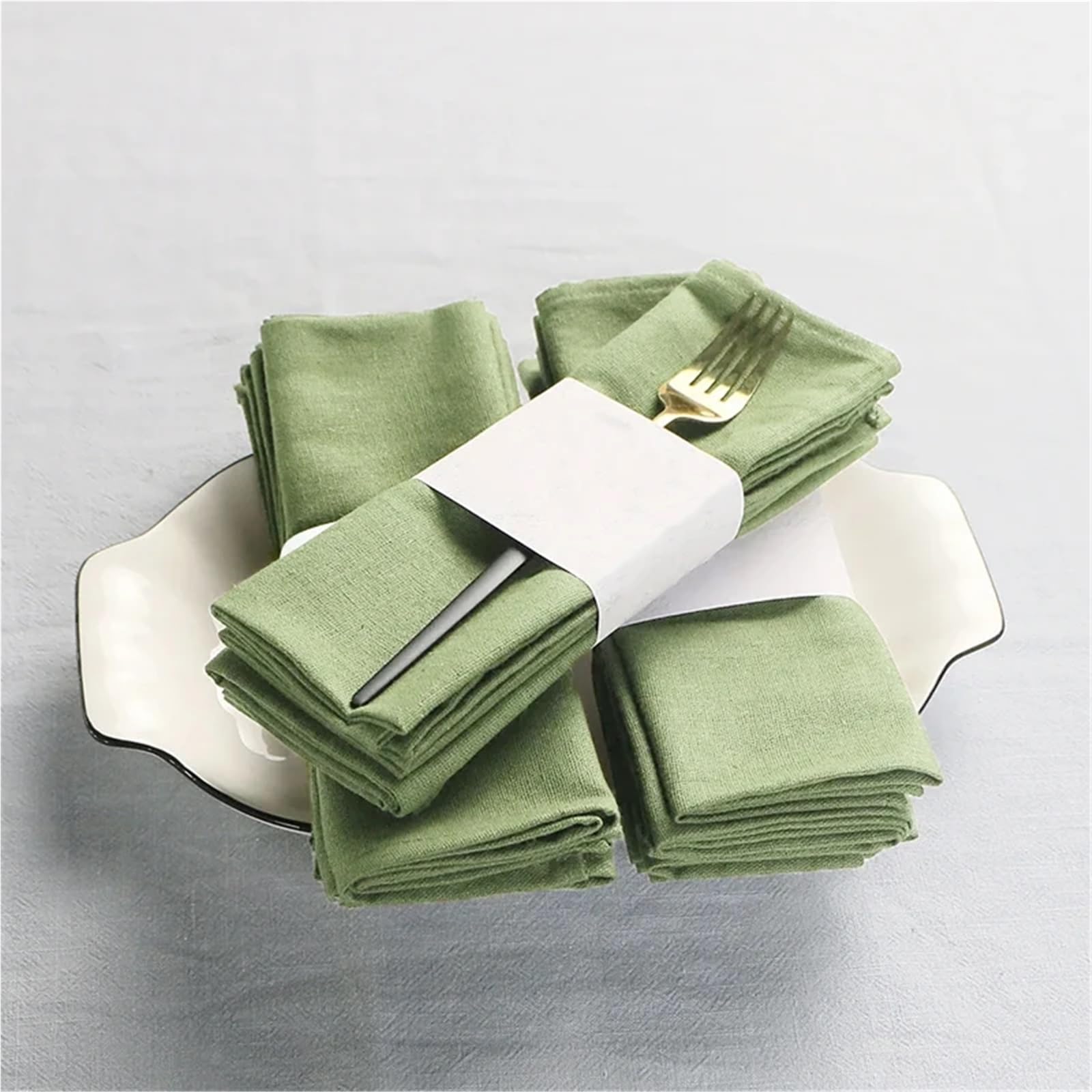 Servilletas de poliéster Grueso Reutilizables for Cocina, Comedor, decoración Bodas, 40 x cm