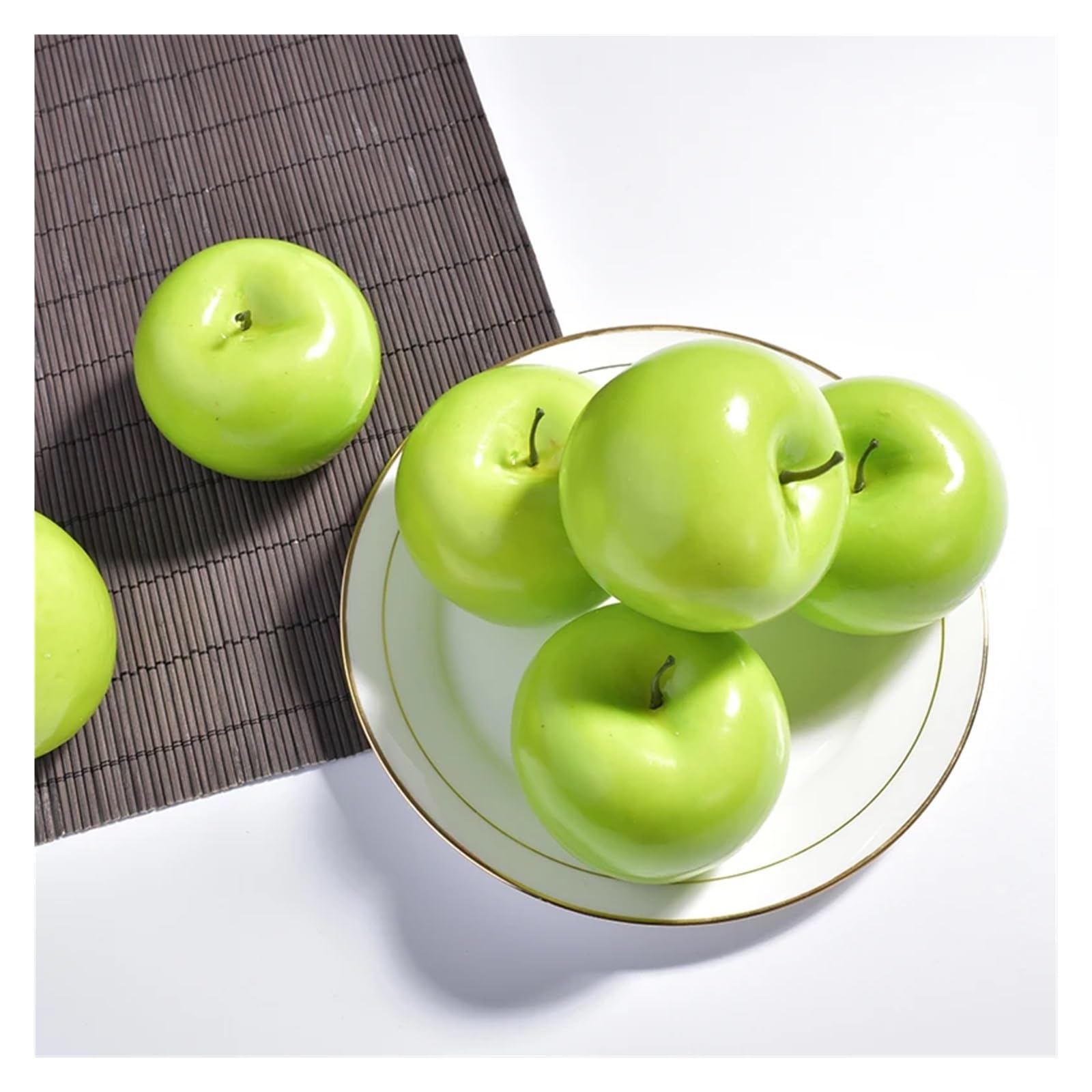 Simulazione di Frutta Decorativa, 1PC Artificiale Finta Schiuma Frutta E Verdura Verde for Decorazione di Nozze Scrapbooking Simulazione Finta Frutta(Red)