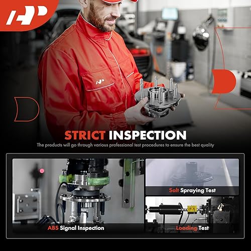 Miniatura 7 de A-Premium Cojinete de rueda delantera y conjunto de cubo con 6 lengüetas compatible con Ford Transit-250 2015, Transit-350 2015-2017, Transit-350 HD