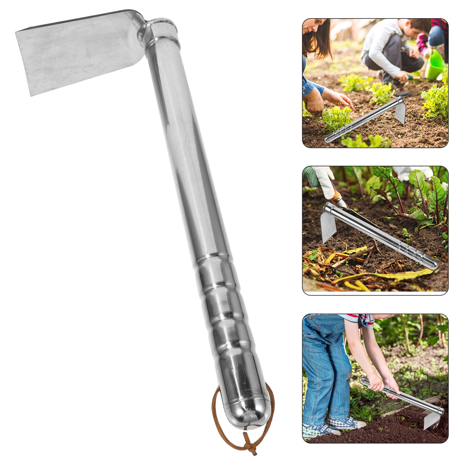 ifundom Gartenhacke Leichtes Unkrautjäten Handliches Gartenwerkzeug für Gemüseanbau und Langlebig und Tragbar für Gartenarbeit