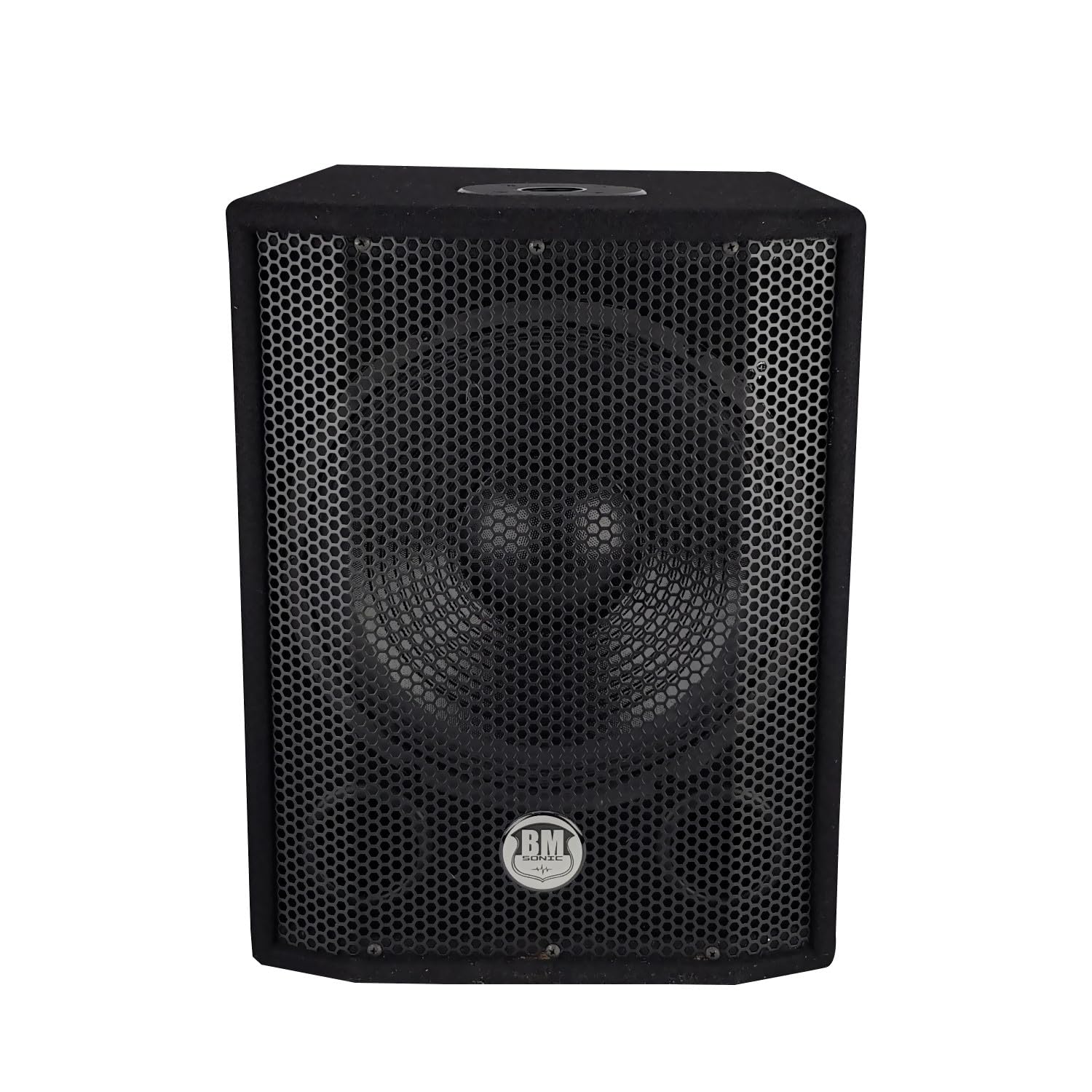 BM SONIC Caisson bi-amplifié 600W 1208-SOLO Bluetooth USB Boomer 30cm 12" Réglages séparés Graves et aigus
