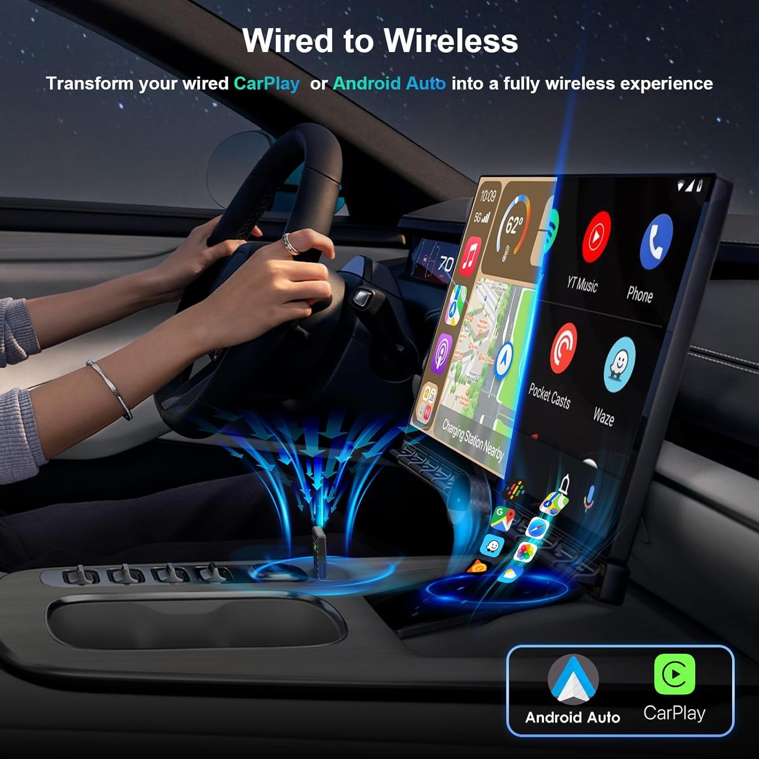 Wired to Wireless transformation with PWAYTEK adapter