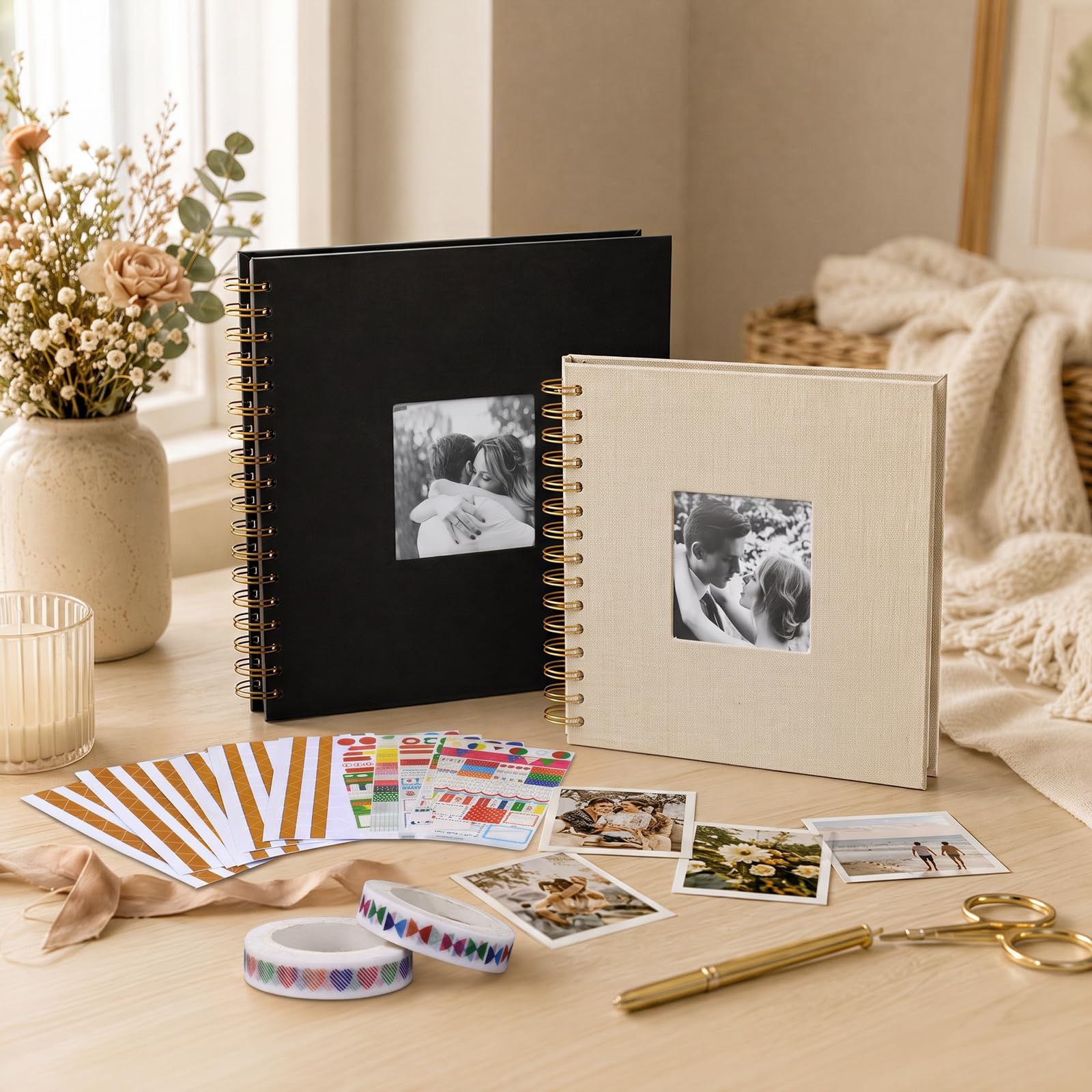 Álbum de recortes, álbum de fotos personalizado y álbum de fotos de boda de
