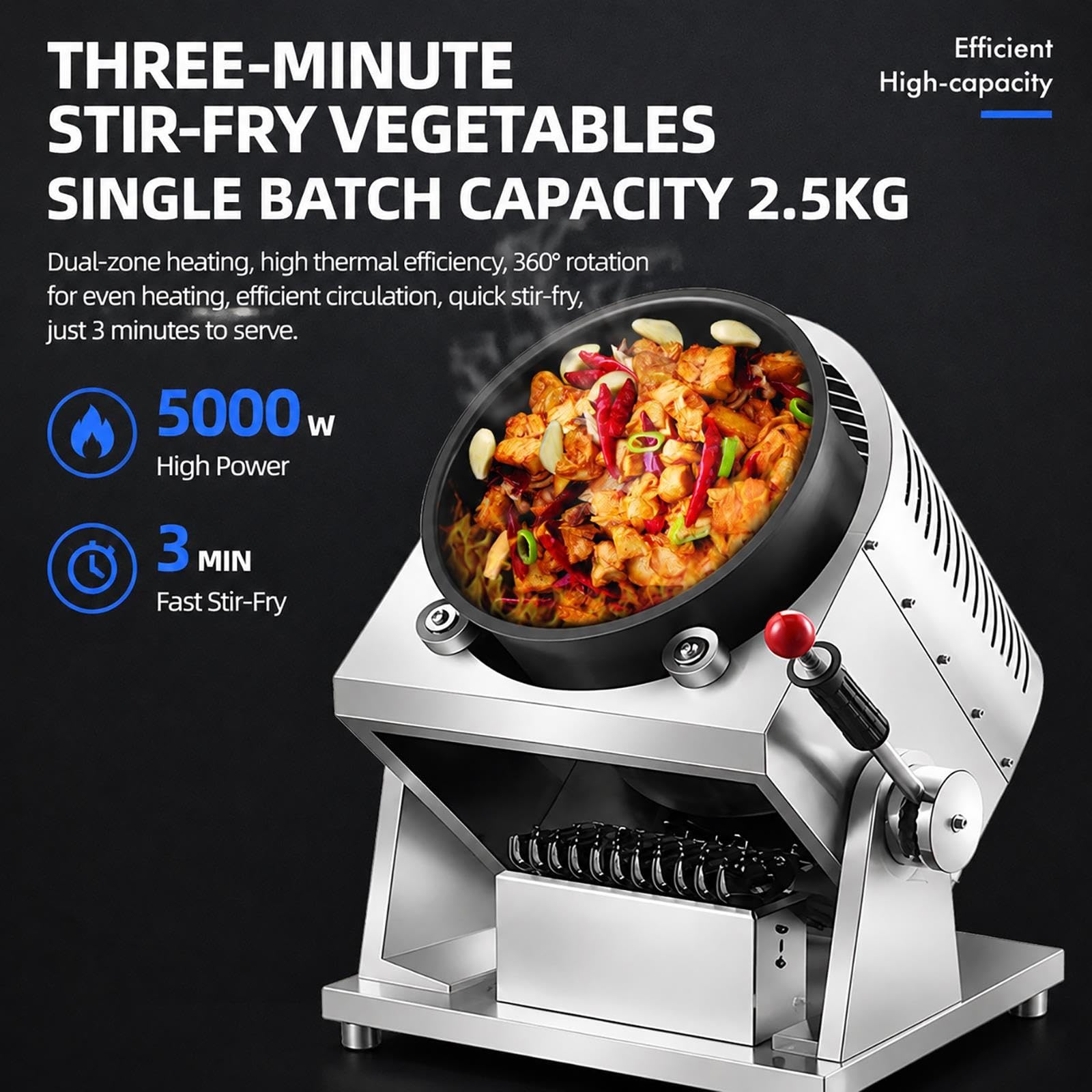 Gazowe Urządzenie Nablatowe Do Smażenia Typu Stir-fry/Automatyczny Wok
