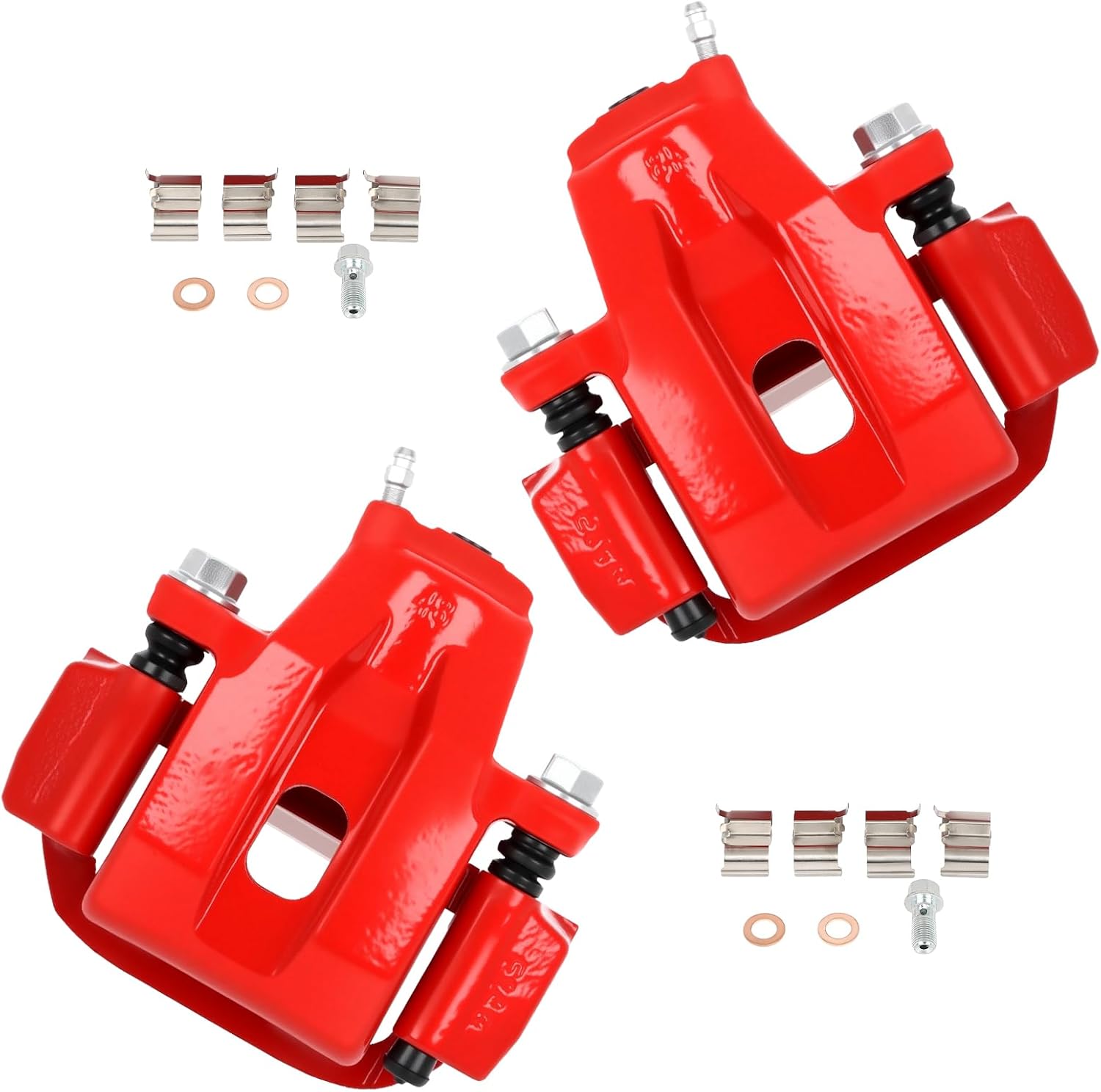 cciyu 19B3277 19B3276 Rear Left & Right Brake Calipers With Bracket For Toyota For Sequoia 2008-2015,For Toyota For Tundra 2007-2015