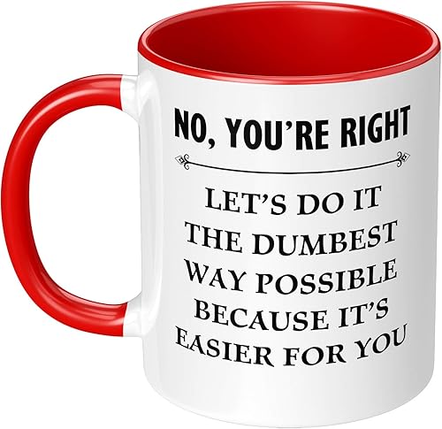 Miniatura 10 de Taza de café de cerámica divertida con texto en inglés "If My Mouth Doesn't Say It My Face Definiitely Will", regalo de cumpleaños para un amigo,