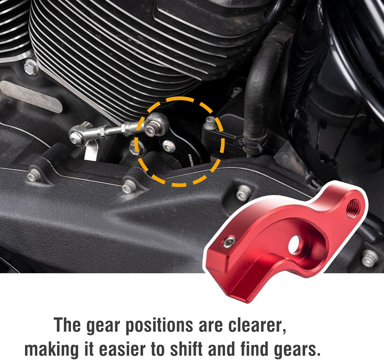 Harley Shift Neutral Gear Assist Harley M8 Neutral Gear Shift Assist Kit Compatible with 2018+ Harley Touring, 2018+ Softail