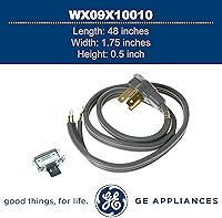 Vista 3 de GE WX09X10010 - Cable de alimentación original OEM (gris) para GE Range/Estufa/Hornos