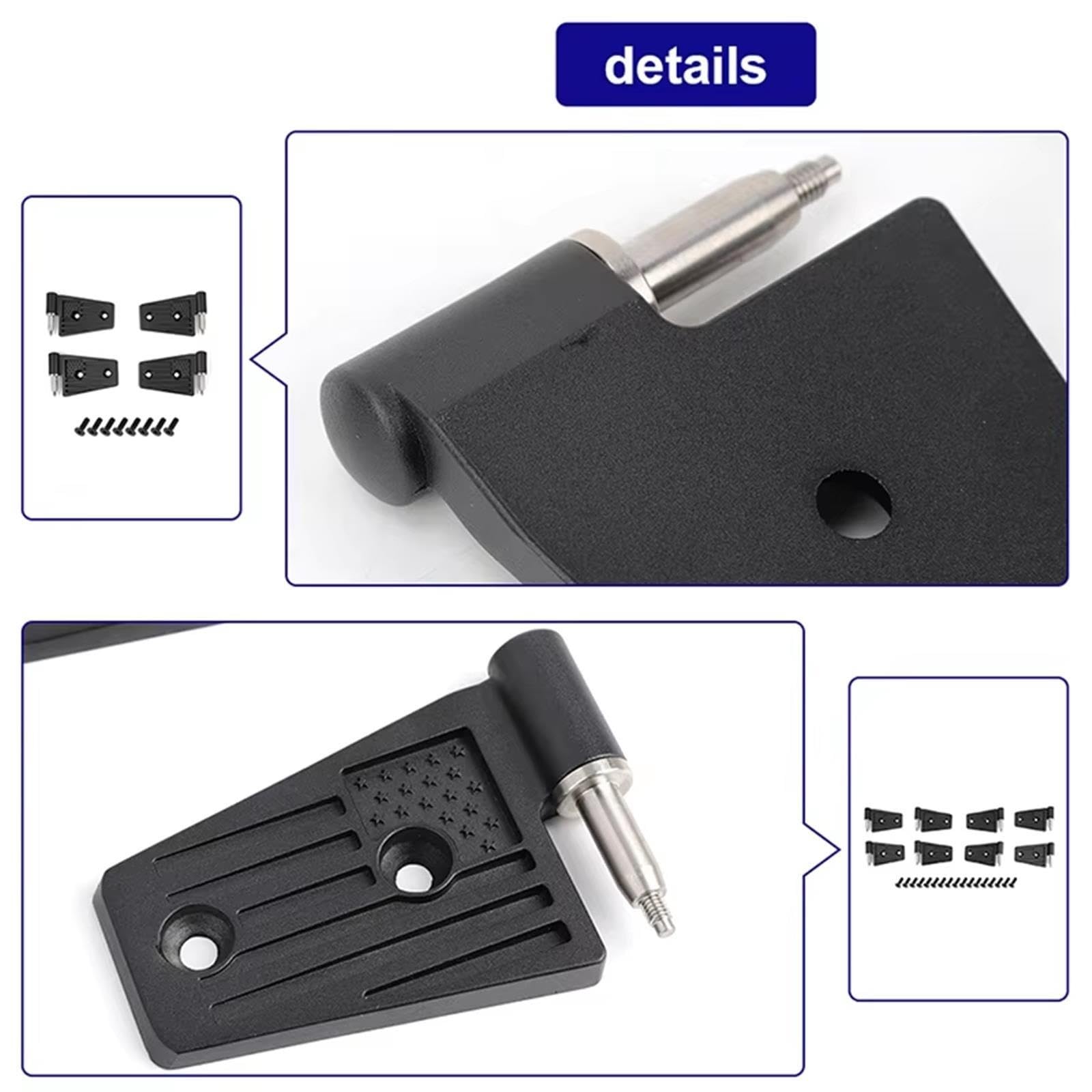 Per Jeep Per Wrangler 2007-2017 Cerniera porta auto