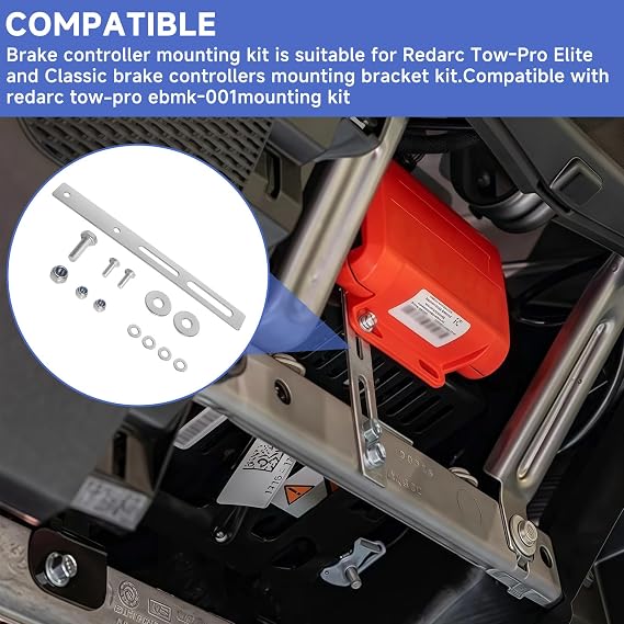 Trailer Brake Controller Mounting Bracket Kit Fits for Redarc Tow-Pro Elite