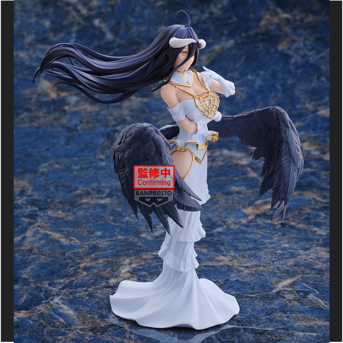 Banpresto Figurine d'action Albedo Overlord, 20 cm, BP28799P Multicolore, Figurine à Collectionner, idéale pour Les Fans d'Anime
