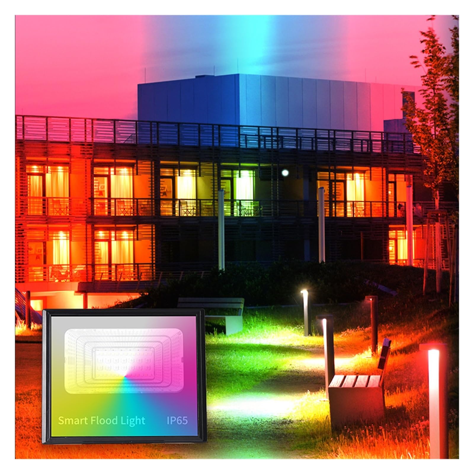 Proiettore Intelligente RGB 30W Riflettore LED Tuya Smart Home Wifi Smart Life Faretto Esterno AC85-265V Illuminazione Fredda Calda Impermeabile