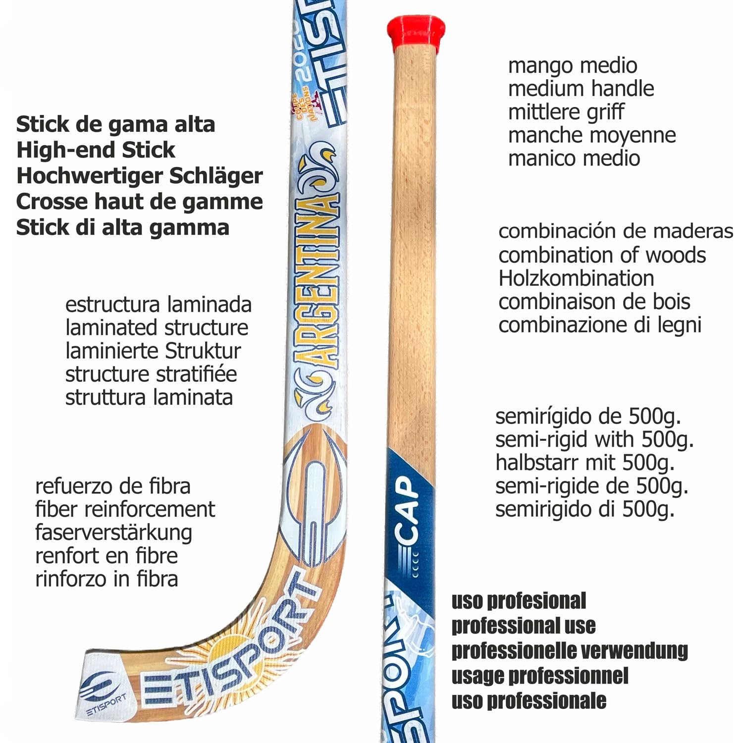 Stick Hockey Patines Edición Copa Montreux 2026 Argentina