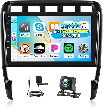 Android Car Radio for Porsche Cayenne 2003-2010, Carplay and Android Auto