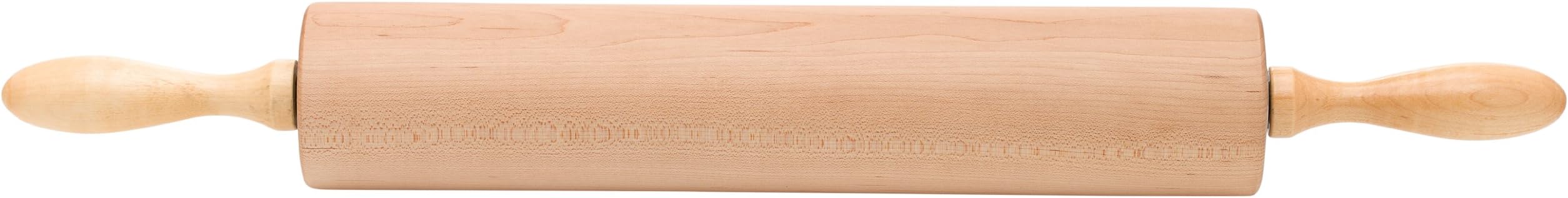 15300 Professional Rolling Pin, 15-Inch Barrel, Made of Solid Rock Maple, Made in the USA