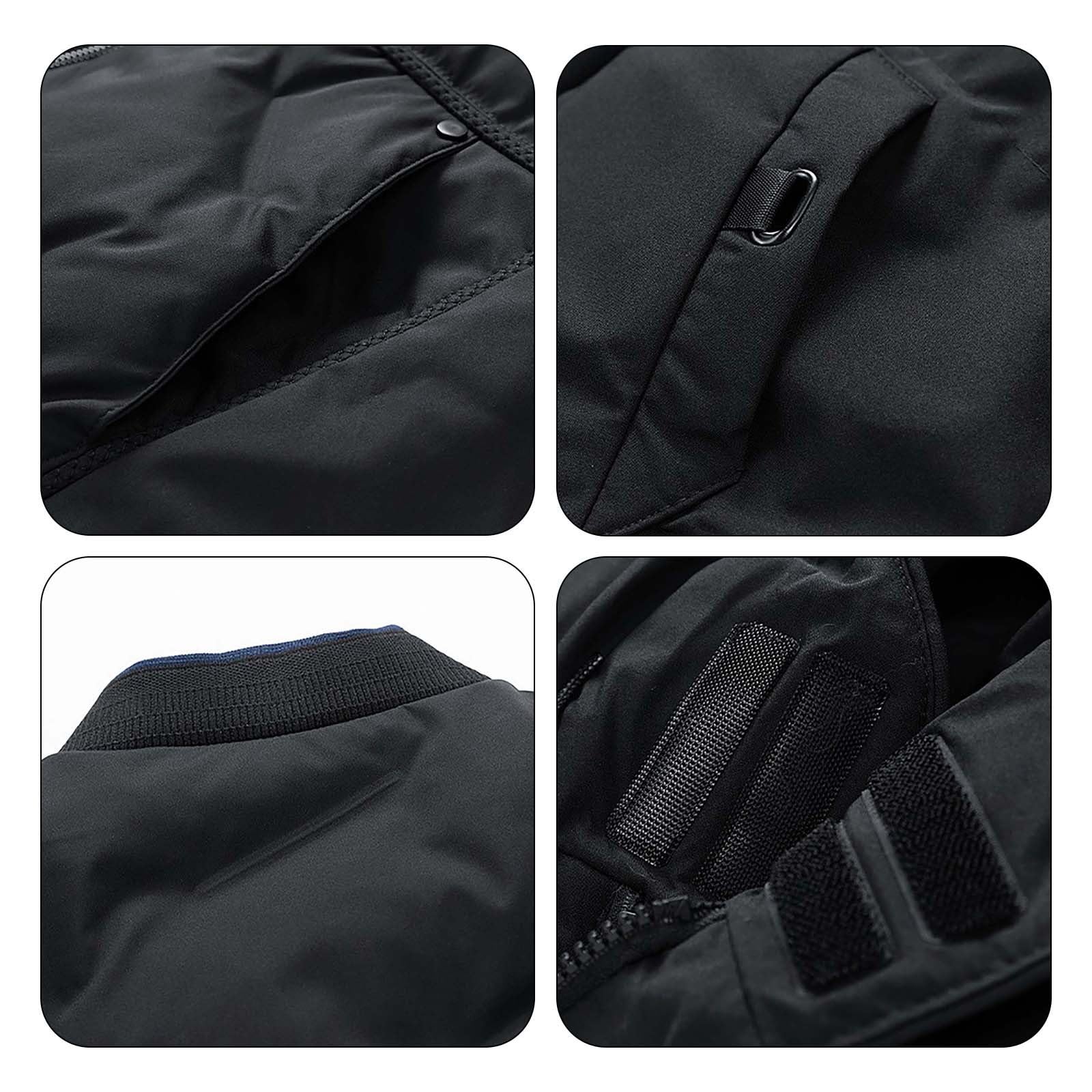 Piumino da uomo con cappuccio a maniche lunghe, cappotti invernali lunghi da uomo, impermeabili, caldi, parka, morbido, confortevole, tinta unita, con coulisse, piumini da uomo per attività