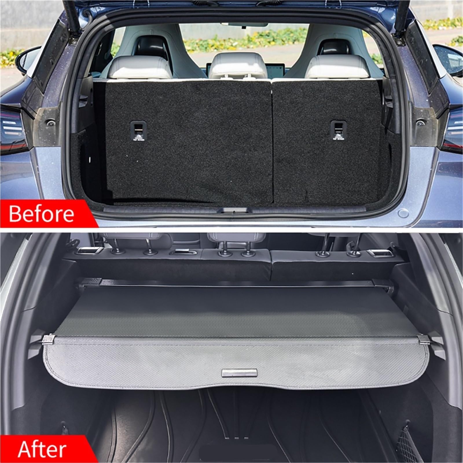 Versenkbare Trunk Cargo Abdeckung Paket Rack wasserdichte Schild Privatsphäre Für BYD Für Seal 06 Für GT 2025 Gepäckraumabdeckung