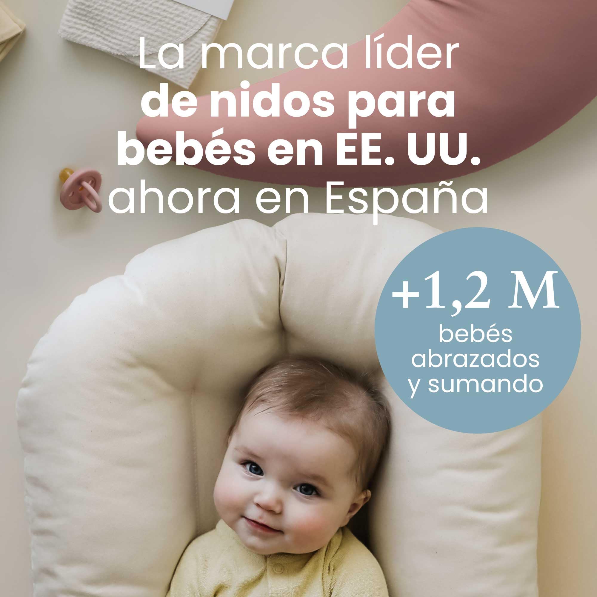 snuggle me Me® Cojin Lactancia - Almohada Lactancia para Biberón y Lactancia Materna - Funda 100% Algodón Orgánico y Relleno - Lavable a Máquina y Transpirable - Esencial para Recién Nacido