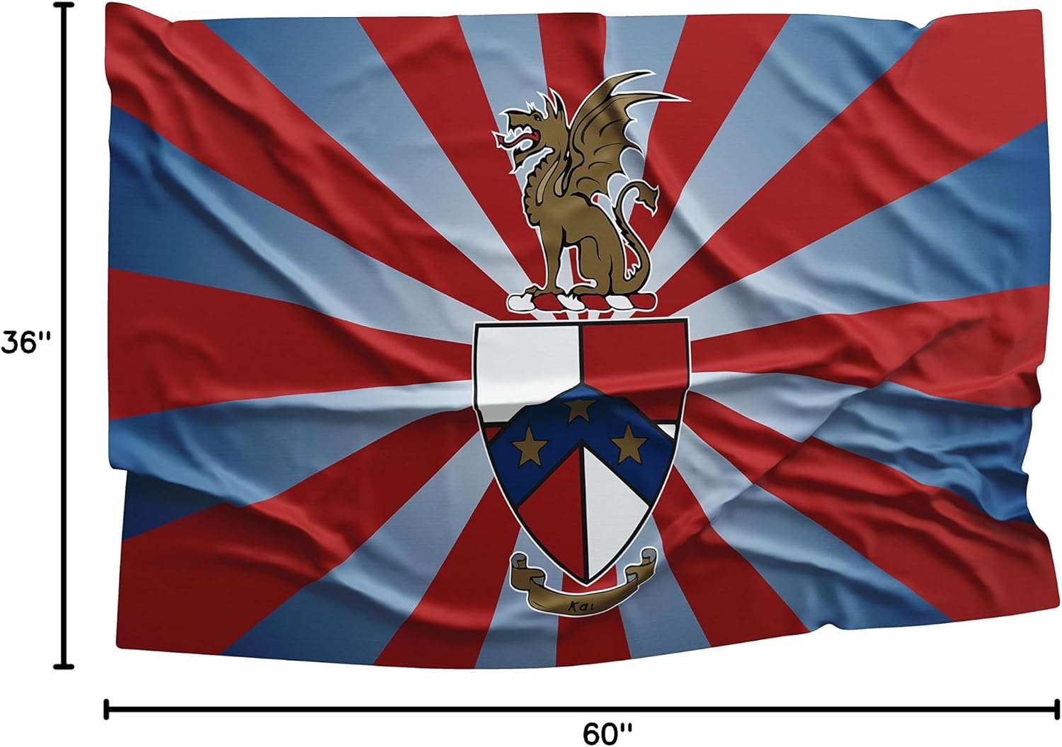 Beta Theta Pi Fraternity Greek Life Licensed Flag 3x5 Feet Flag Banner Wall Decor Outdoor Indoor Decoration Brass Grommets Double Stitch (Beta Theta Pi # 2)