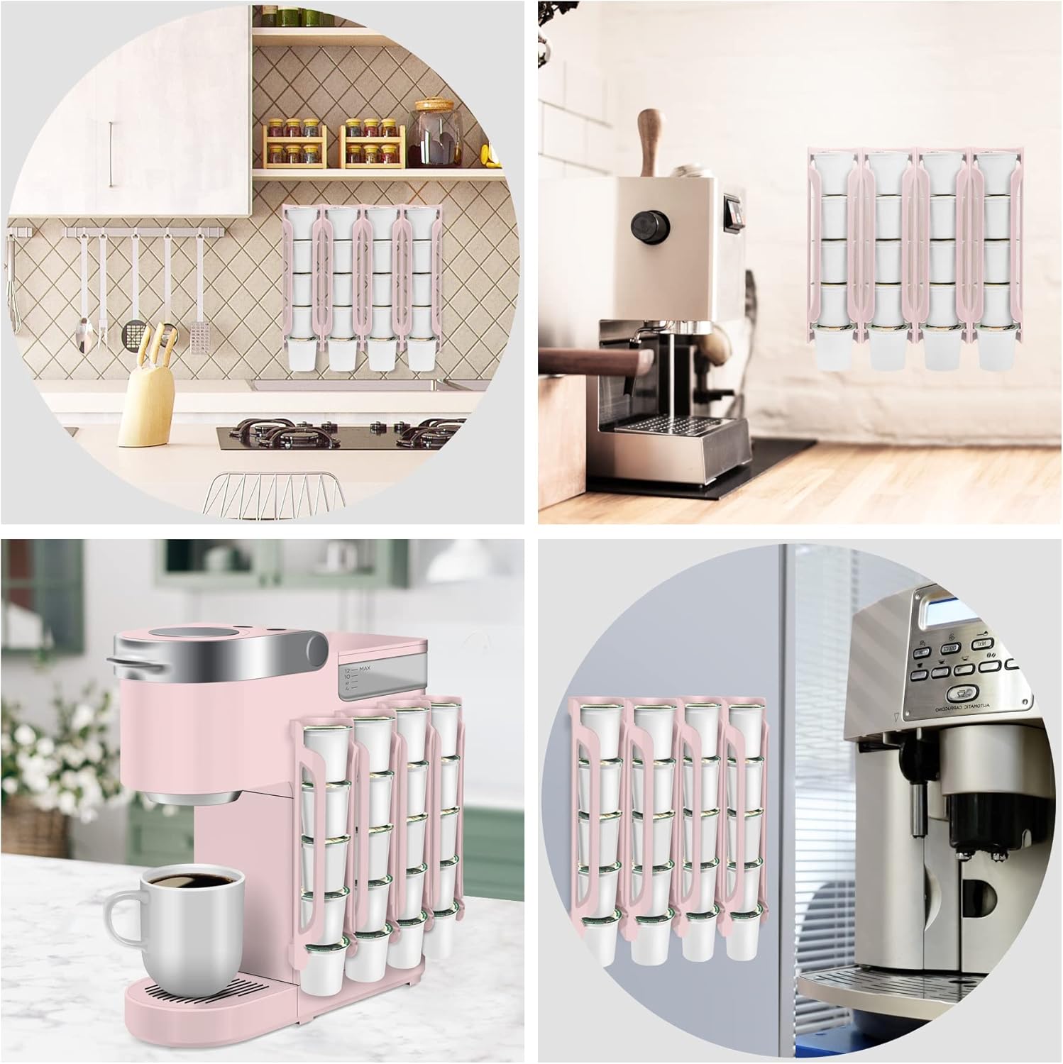 Buy YEMOTTS Kcup Coffee Pods Holder, Pod Holder for K Cups Side Mount