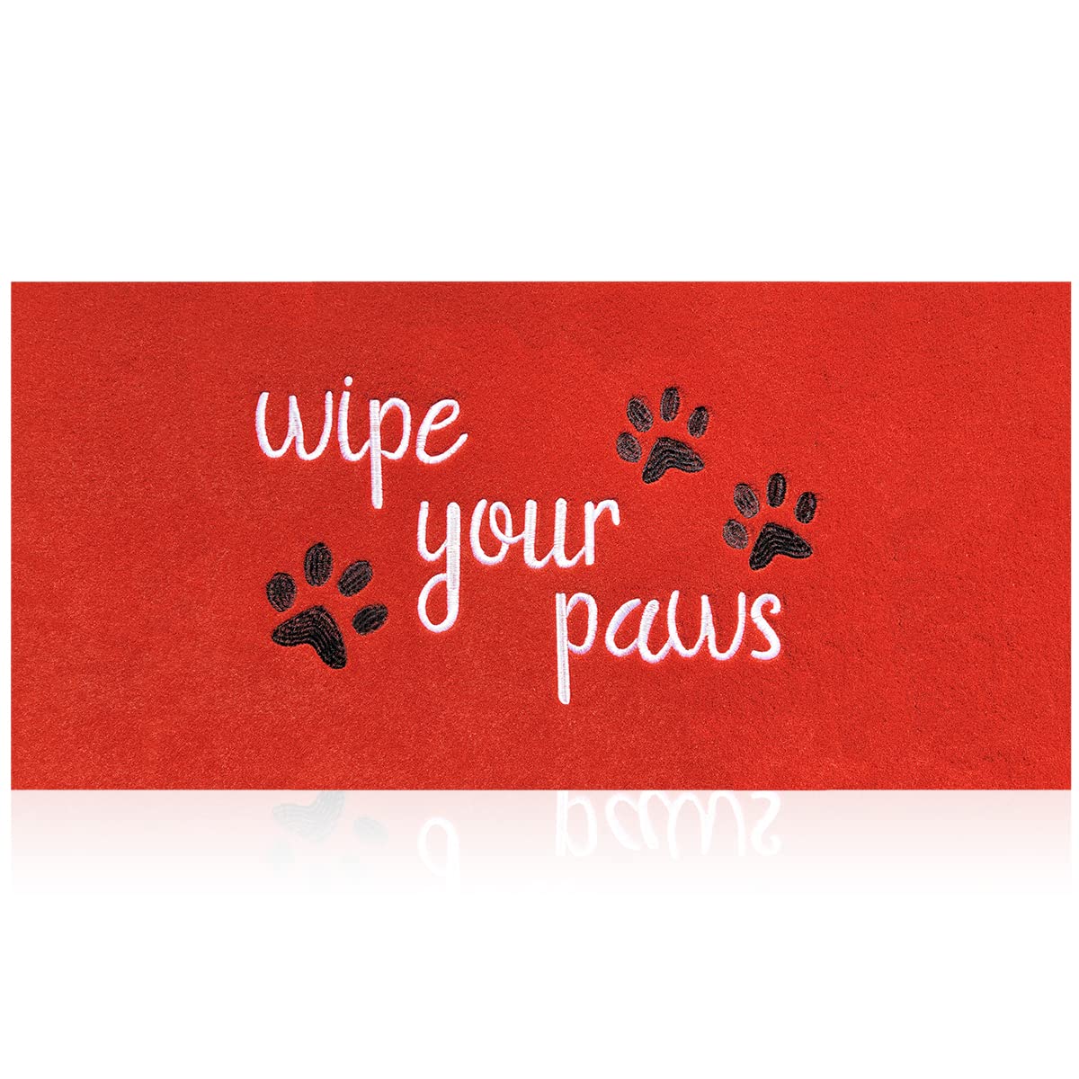 HLFMVWE Welcome Door Mats for Home Entrance Funny Doo rmats Wipe Your Paws Mat Welcome Mats for Front Door Non Slip Rubber Mat for Dog Doormat 18X47''