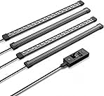 AC Infinity IONBEAM S16, Full Spectrum LED Grow Light Bars 16”, Deeper Penetration Samsung LM301H EVO Diodes and Digital Dimming Timer Controller, for Veg Bloom Indoor Plants, Grow Tents, Greenhouses