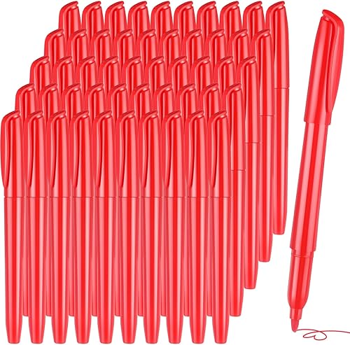 50 rotuladores con punta de cincel, marcadores de bolsillo a granel para adultos y niños, organización de colorantes, subrayado, hogar, escuela,