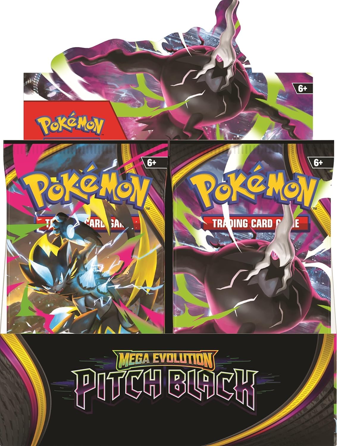Pokémon TCG: Mega Evolution - Pitch Black - Boosters Box- Inglês