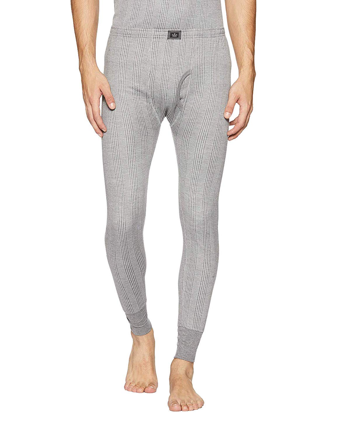 Dixcy Scott Grey Melange Men's Premium Lower/Trouser Thermal Pack of  (#DS-Trouser-100cm)