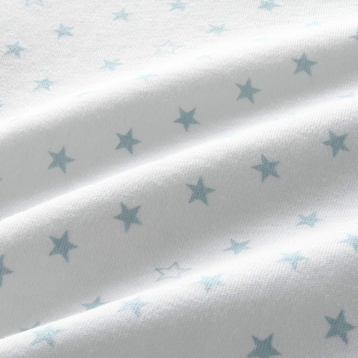Chalecos de manga corta + pantalones para recién nacidos de 0 a 12 meses de algodón, azul, 3 Meses