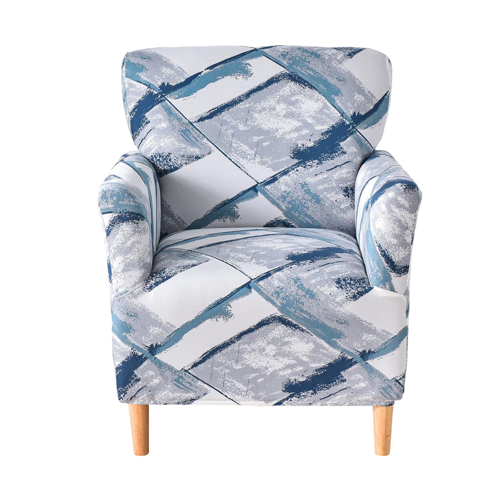 CRFATOP Stretch Mid Century Modern Armchair Slipcover 1-Piece Accent Chair Covers with Arms Soft Chair Slipcovers for Living Room Armchair Furniture