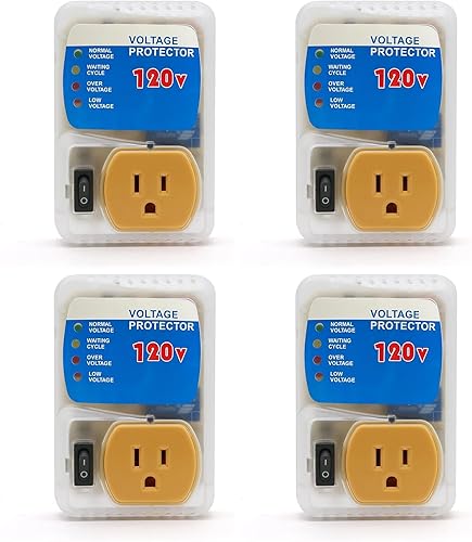 Miniatura 10 de BSEED - Protector electrónico contra sobretensiones para electrodomésticos, protector de voltaje para refrigeradores y congeladores, salida