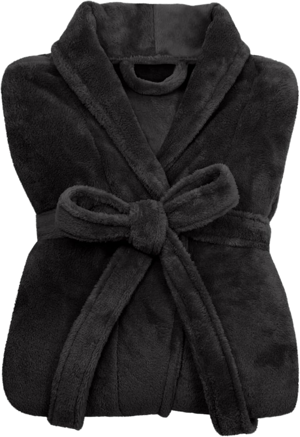 npluseins Ochtendjas dames en badjassen voor heren badjas knuffelfleece met sjaalkraag - sauna badjas dames pluizig 1690.2379, S, petrol