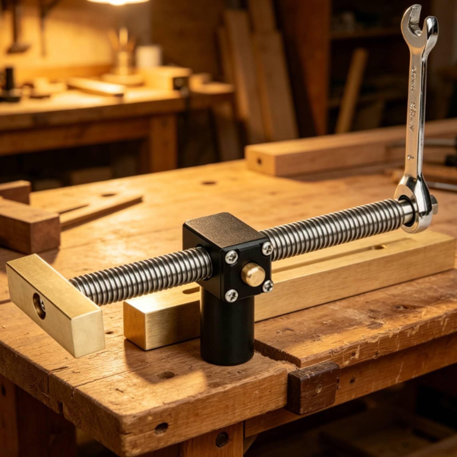 Étau Rapide Poignée Clé Étau Table Rapide Réglable Mâchoire Serrage D'atelier pour Bricoleurs, 19MM
