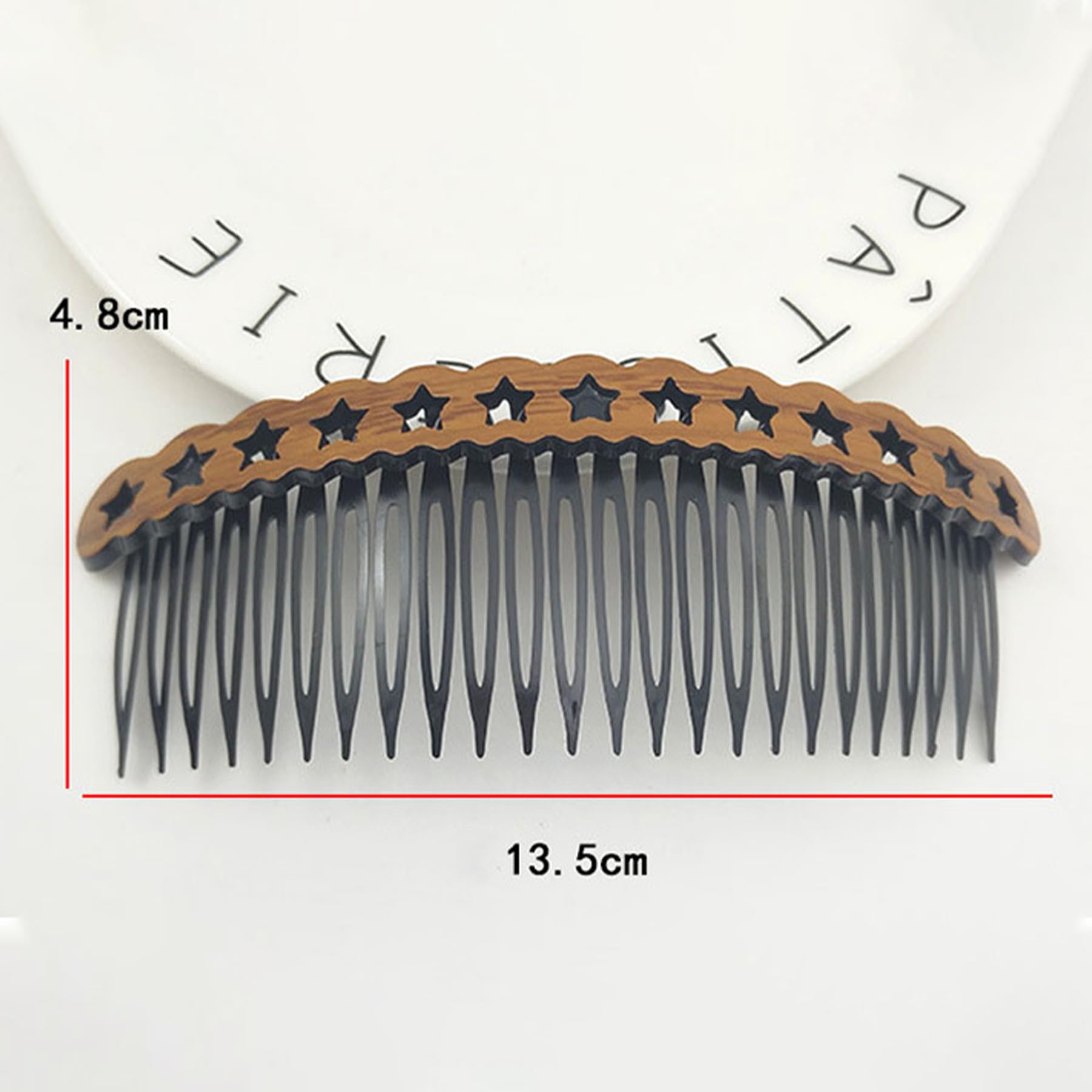 Französischer Haarkamm – 8 Stück Haarspangen für Frauen, französischer Kamm, französische Seitenkämme, Haarkamm für Frauen, Retro-Kunststoff, französische Haarspangen für Braut, Hochzeit, Party