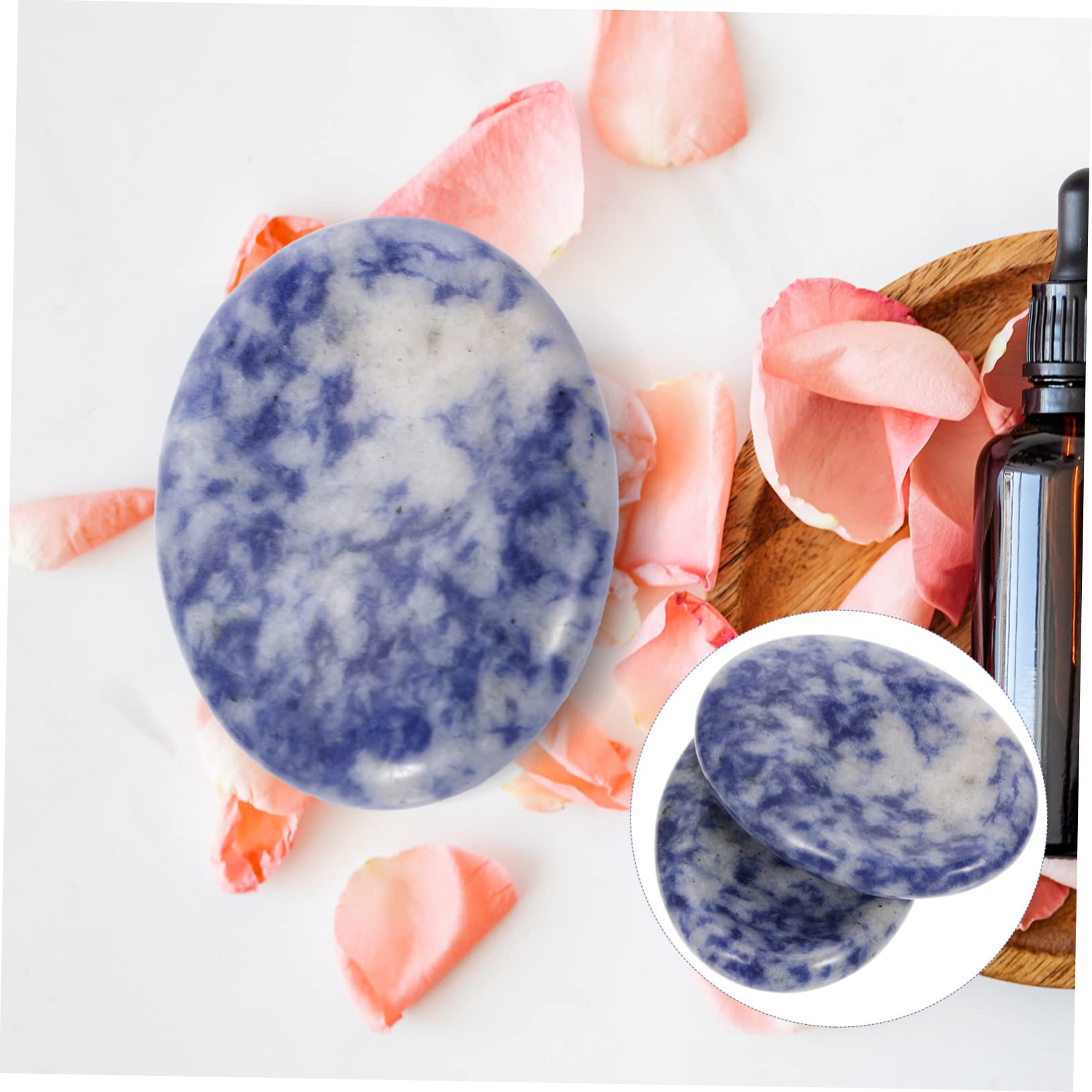 Healeved Lot De 5 Outils De Massage Portatifs Pour Les Doigts Et Le Pouce Pierre Gua Sha En Matériau Naturel Pour Soulager La Pression 2 Pièces X 5