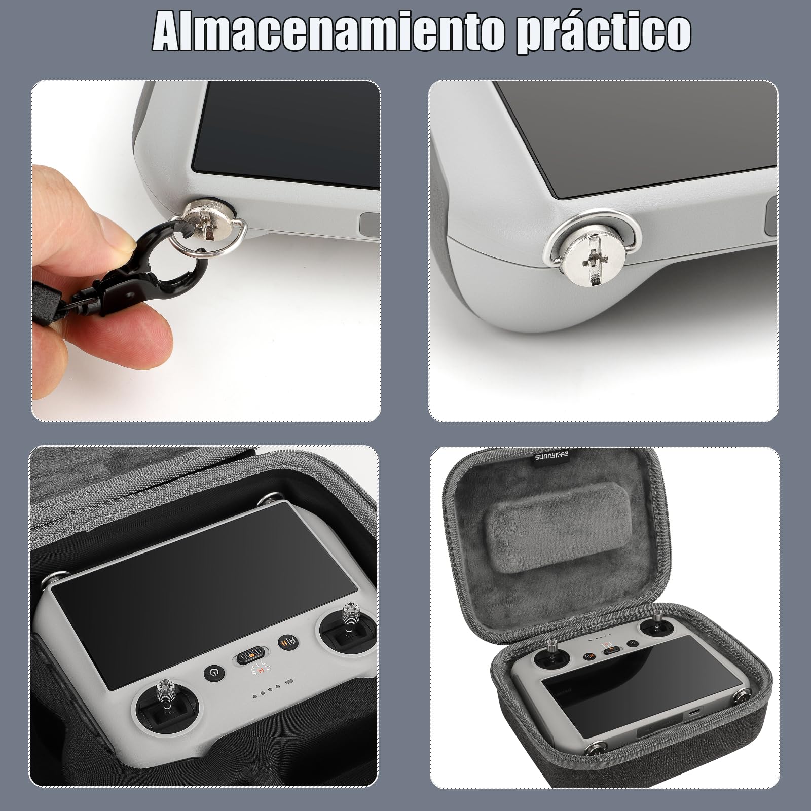 Correa para controlador DJI Mini 3/Mini 3 Pro/Mini 4 Pro/Air 3/ Air 2S/Air 3S/Mavic 3 Classic, correa de cuello para DJI RC/RC 2/RC Pro,correa de hombro para accesorios de drones