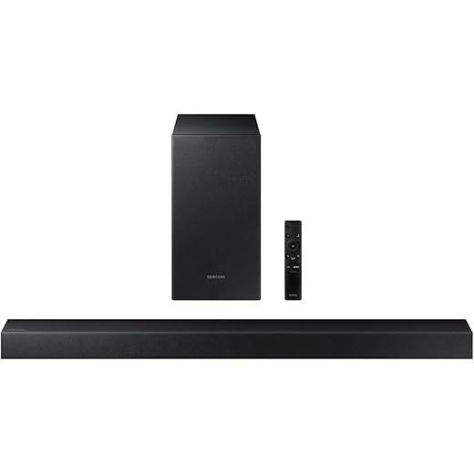 Samsung 150 W Dolby Digital Bluetooth Soundbar (HW-T42E/XL, Black, 2.1 Channel)