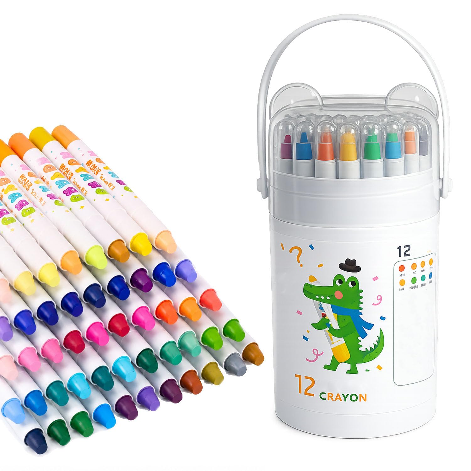 FunBlast Crayons for Kids - 12 Shades Art Set -1