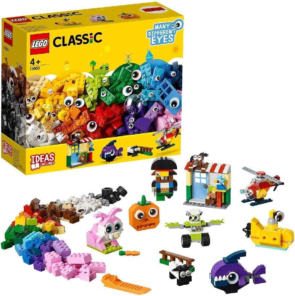LEGO 11003 Classic Bricks and Eyes, Construction Toys for 4 Year Olds