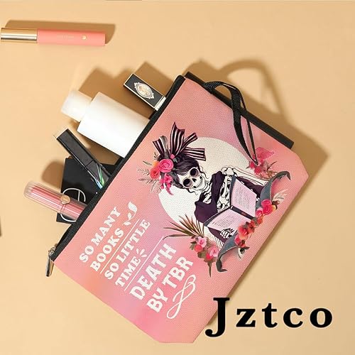 Miniatura 6 de Jztco Bolsa de viaje inspirada para mujeres y niñas, bolsas de bibliotecario para organización, bolsa de aseo portátil, regalo de Navidad,