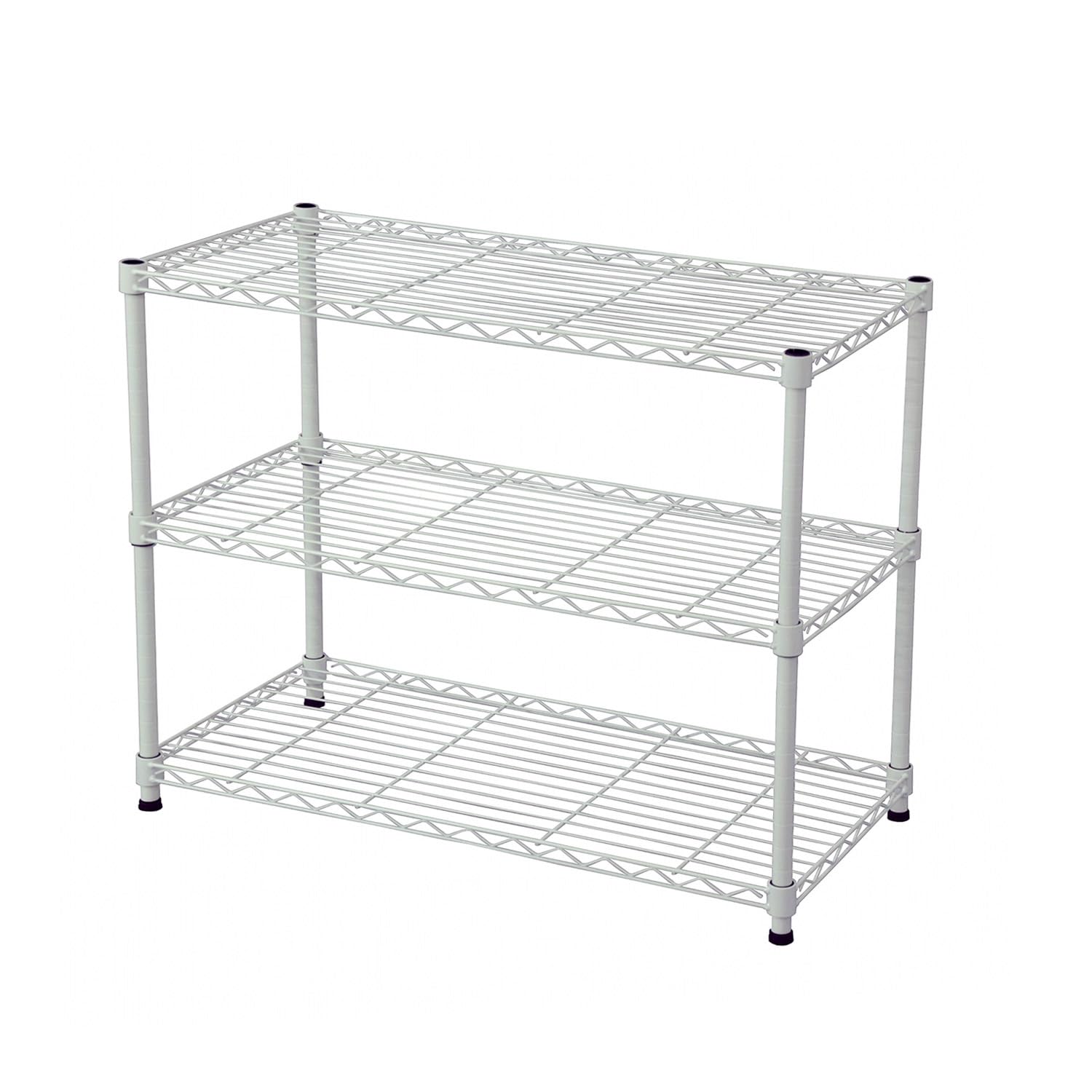 Amazon｜エイアイテック(AITECH)メタルラック本体 ホワイト 75x35x61