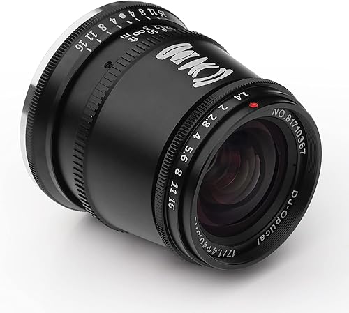 TTArtisan 17mm F1.4 APS-C Wide Angle and Large Aperture — šoninis vaizdas