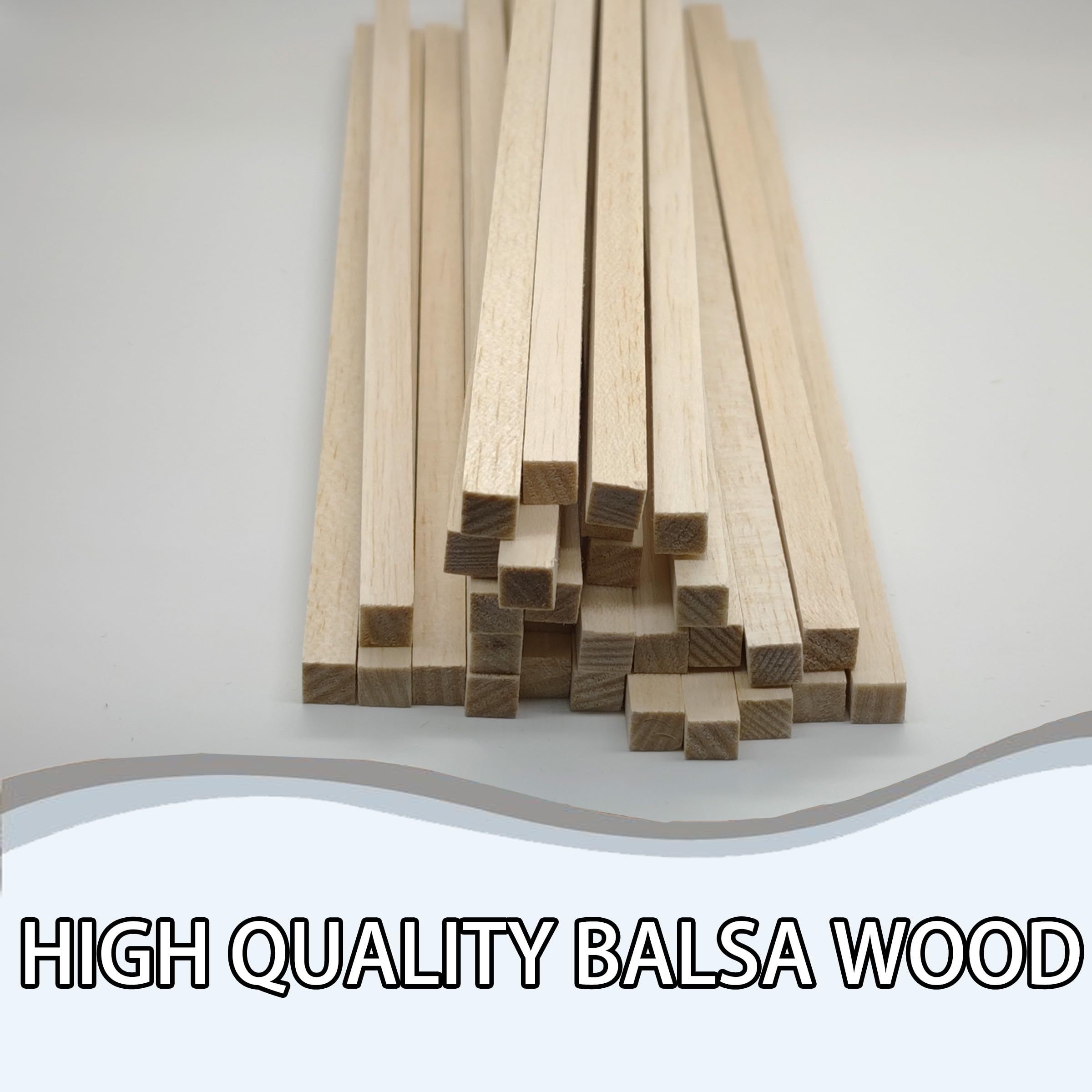 Balsa Wood Dowels - 30 Pack for Crafts & Models -7