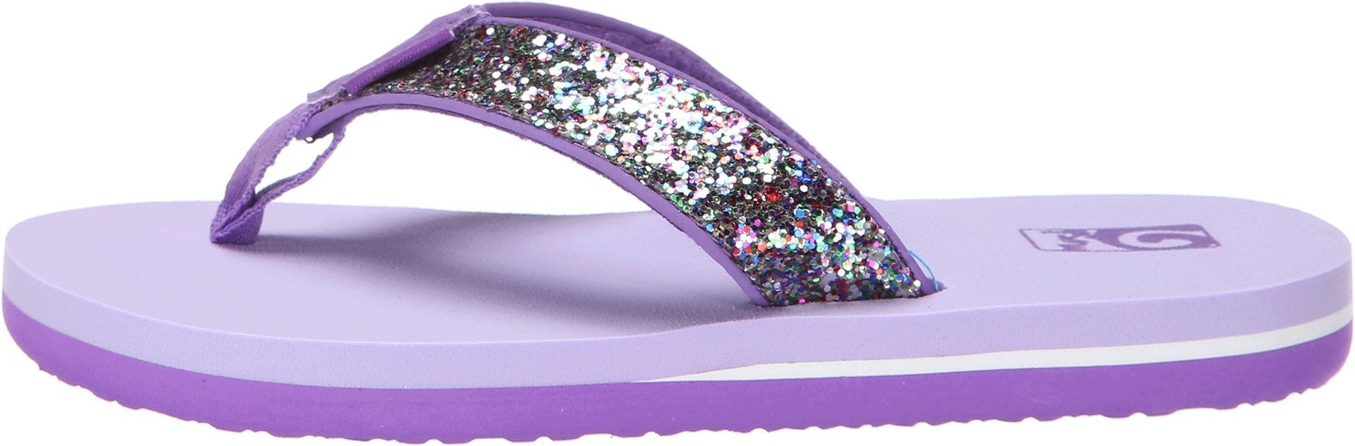 Teva Kids Girl's Mush II (Toddler/Little Kid/Big Kid) Purple Glitter 7 Big Kid M