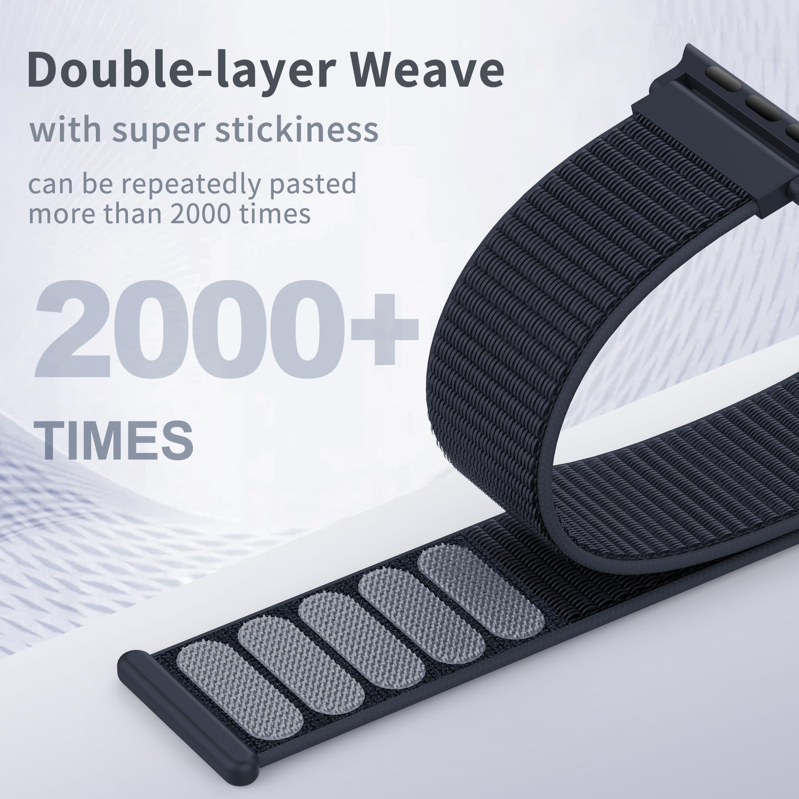 AMSKY Nylon Sport Loop Compatibile con Cinturino Apple Watch 40mm 38 mm 41 mm 42 mm 44 mm 45 mm 46 mm 49 mm Donne Uomo,Soft Sport Loop Originale Cinturini per iWatch 10 9 8 7 6 5 4 3 Se Ultra 2 1