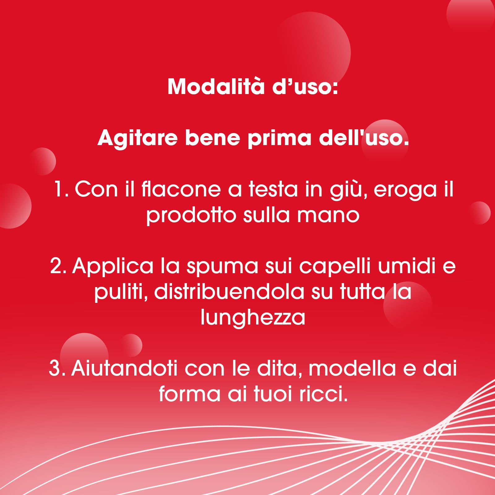 Bilba, Spuma con Germe Di Grano - Schiuma Capelli Ricci Perfetti con Ceramidi e Gocce d'Argan - Formula Professionale a Tenuta Extra Forte - Ravviva i Ricci con Azione Anticrespo per 24 h - 200 ml