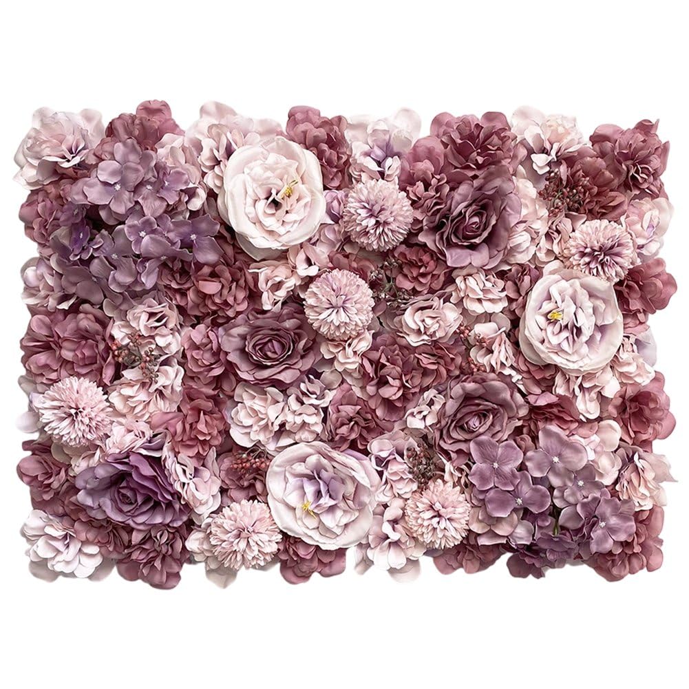 Panneau mural de fleurs artificielles pour décoration murale de fêtes