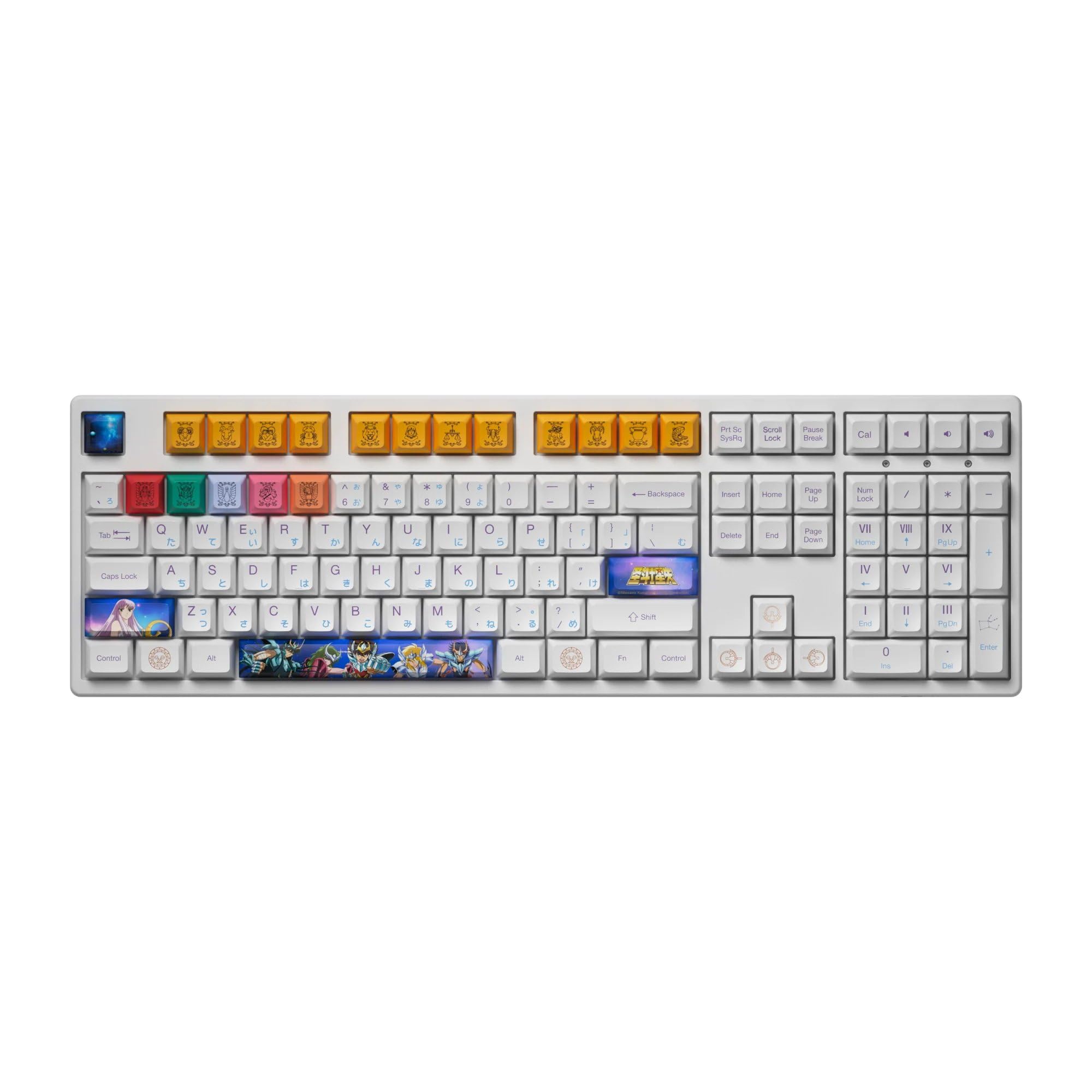 Teclado Mecânico Cavaleiros do Zodíaco Akko 3108v2 Switch Akko CS