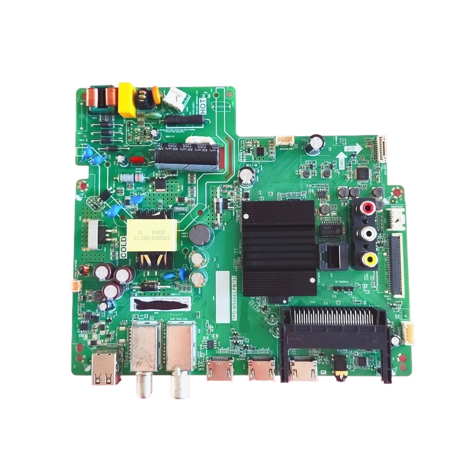 Logic Board Inverter, Compatible for Xiaomi, TV L32M5-5ASP Network Motherboard TPD.MS6683.PB792 TPD.MS6683.PB791 L32M5-5ARU L32M6-6ARG L32M6-6AEU L32M5-5ARU.(Small Interface)